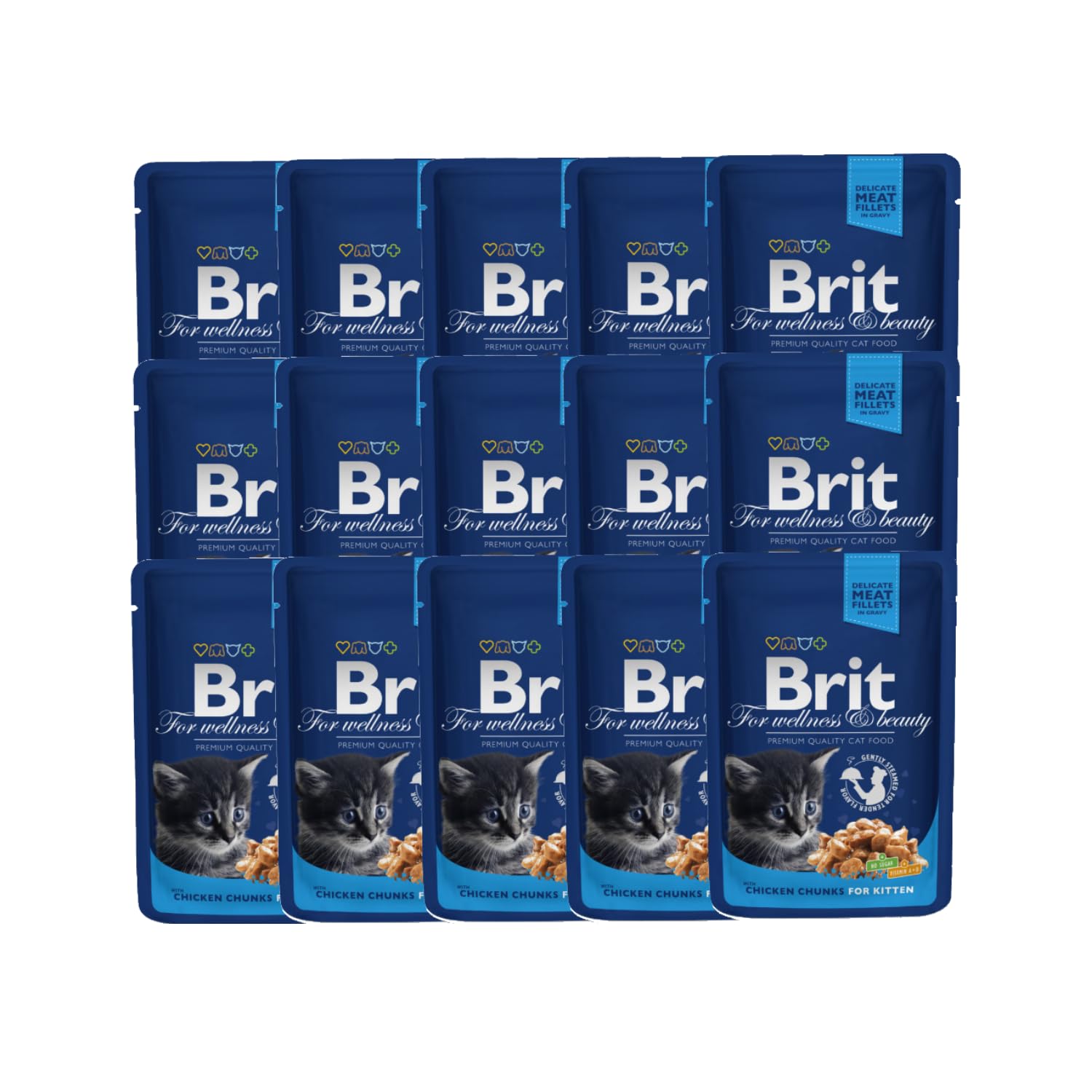 Brit Premium Cat Pouch Chicken for Kitten 100G