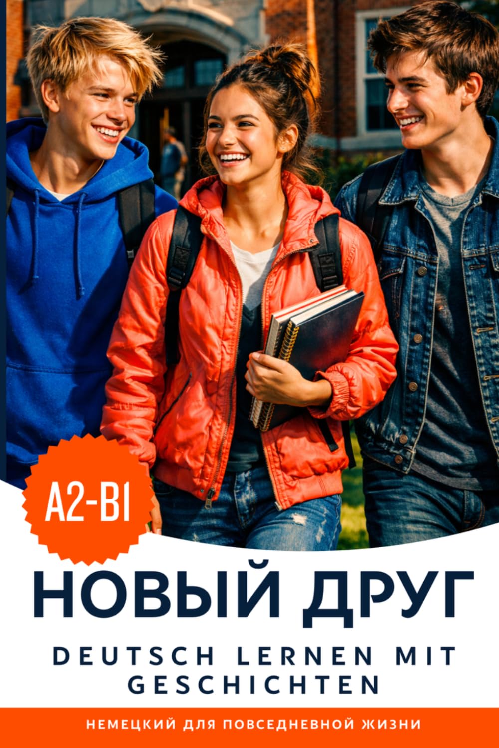 Deutsch lernen A2–B1 mit Geschichten: Deutsch-Russisch Zweisprachiges Buch: Немецкий с переводом на русский – Deutsch lernen mit Geschichten und Dialogen für den Alltag