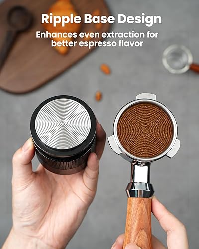 Miniatura 7 de Maestri House - Manipulador de café espresso de 2.087 in, acero inoxidable para máquina de café expreso, profundidad ajustable para todos los