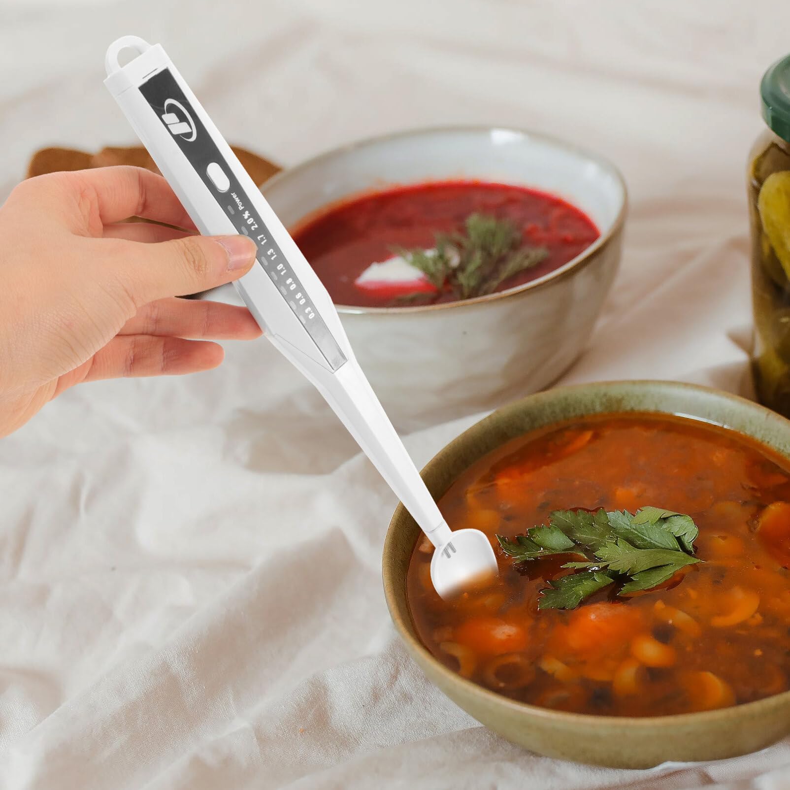 Tester Di Salinità Portatile Con Display Digitale Misuratore Di Concentrazione Sale Per Liquidi E Alimenti in Cucina Strumento Preciso Per Controllo Salinità