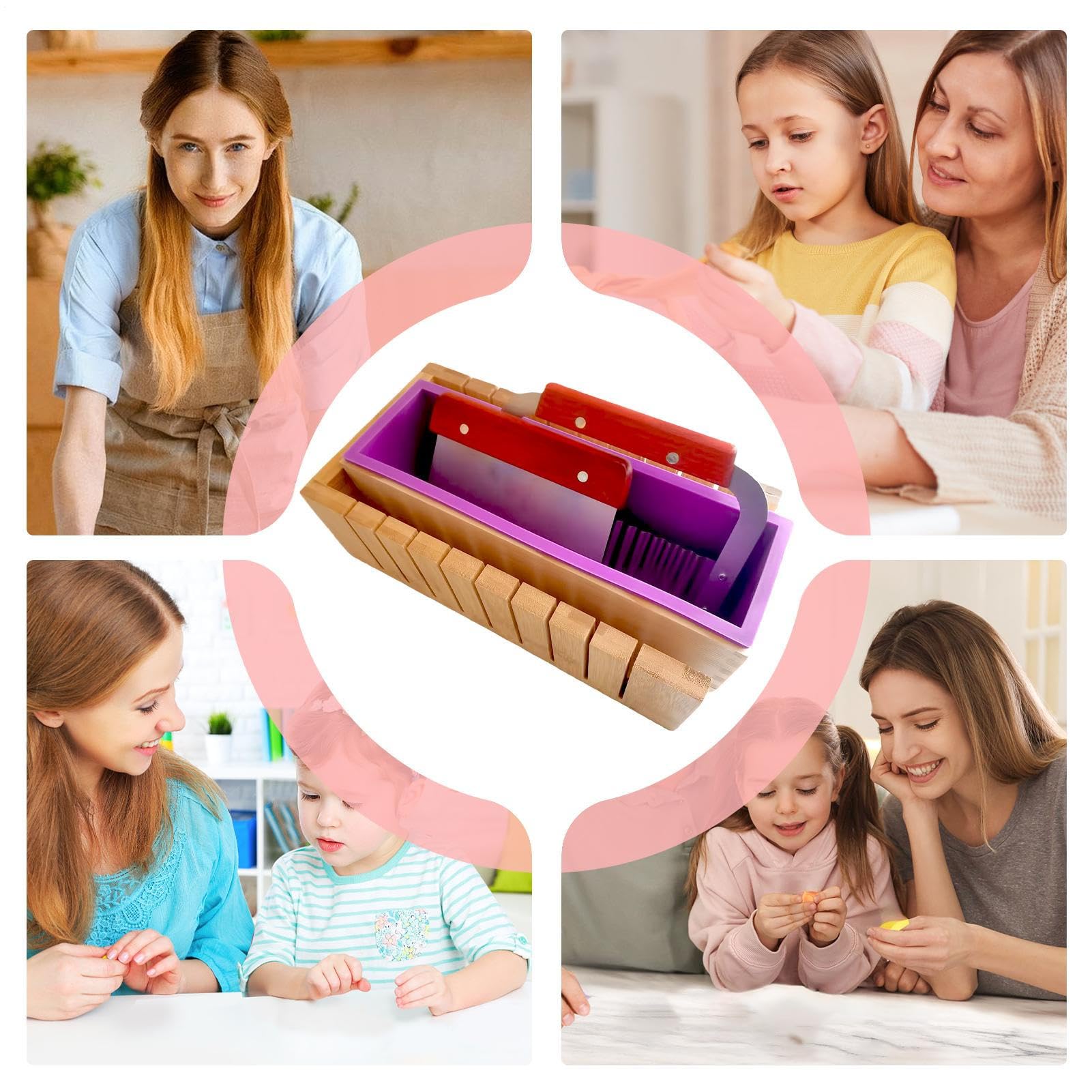 per la produzione di sapone, con tagliapaste, fatti in casa, 1390 millilitri di sapone per barrette | per progetti di cura quotidiana della pelle donne uomini autunno