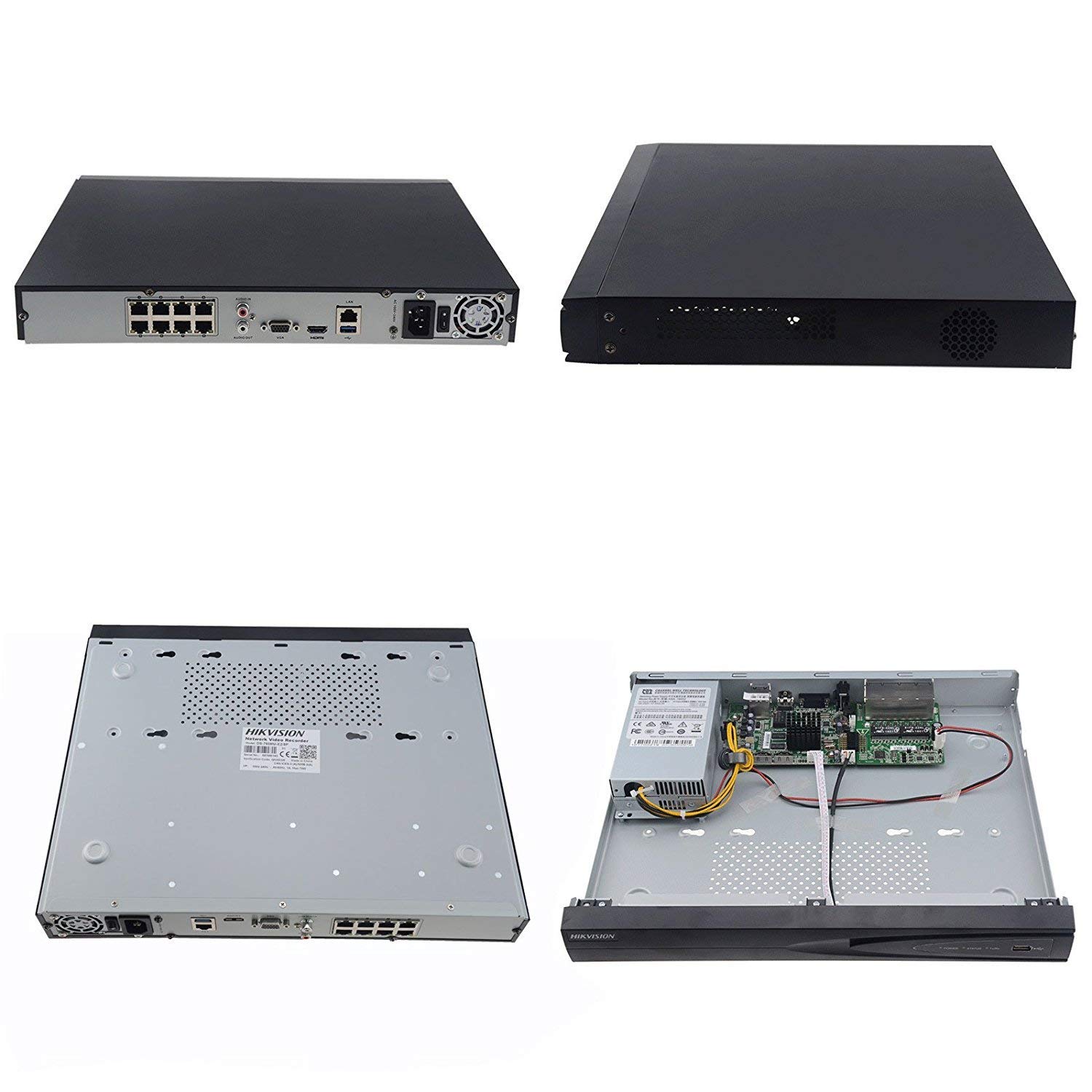 Amazon.com : HIKVISION NVR DS-7608NI-E2/8P 8CH PoE Embedded Plug