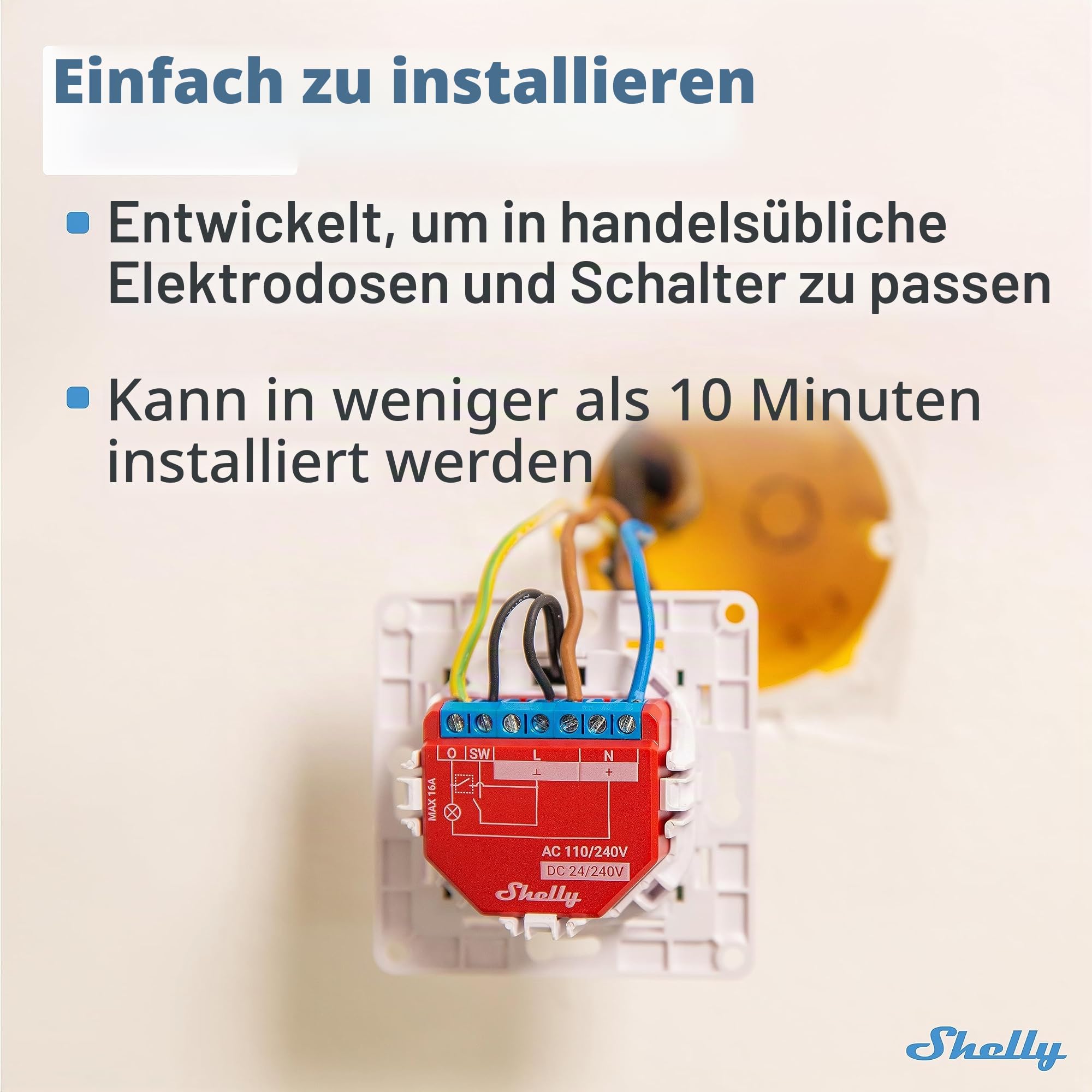 Shelly Plus 2PM | Wlan & Bluetooth 2 Kanäle Smart Relais Schalter mit Leistungsmessung & Plus 1PM | WLAN & Bluetooth Relais Schalter mit Strommessung