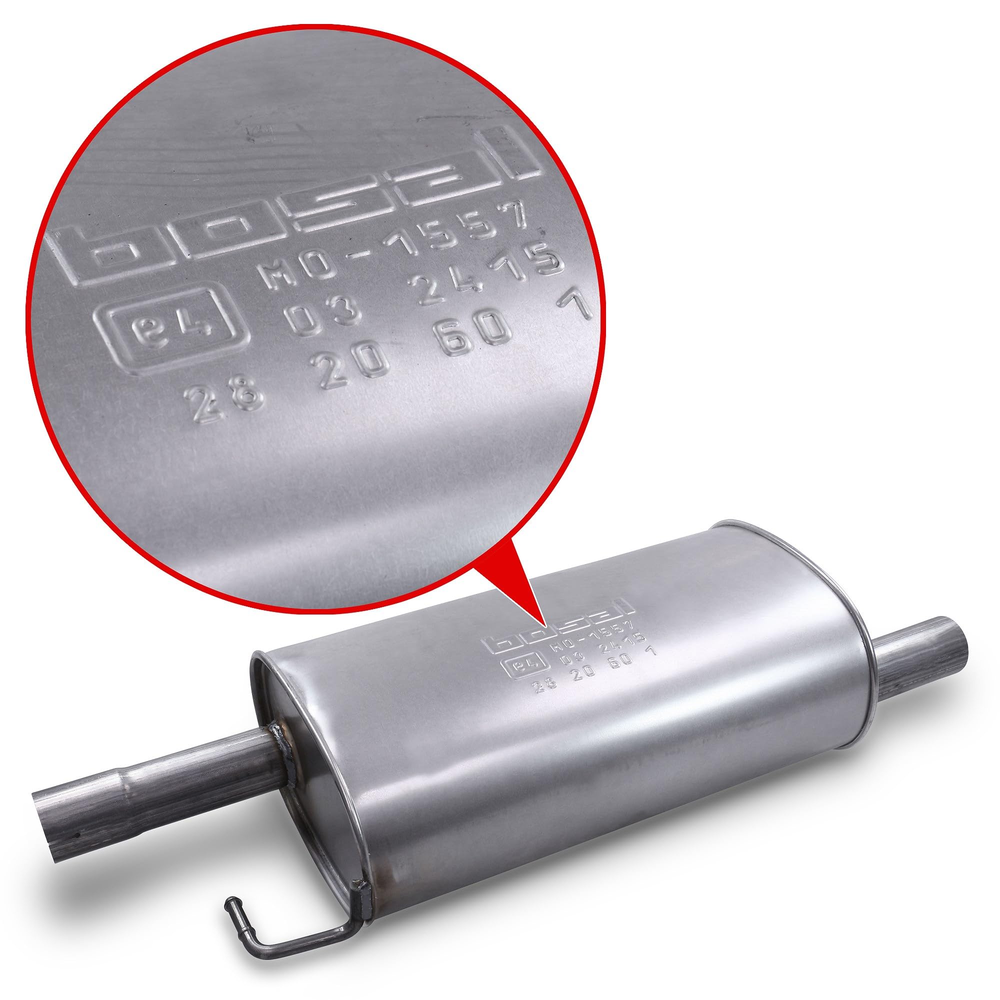 BOSAL 233-577 Mittelschalldämpfer