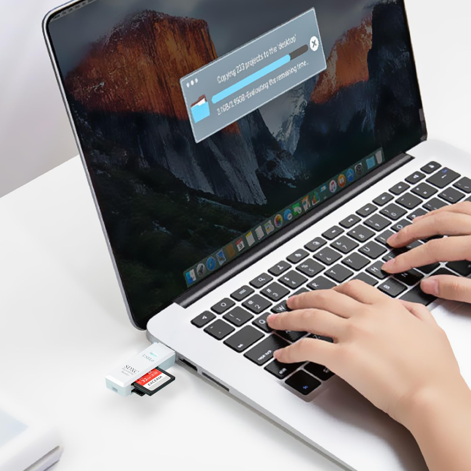 Lector de tarjetas SD USB 3.0 para PC, adaptador de tarjeta micro SD a USB, lector de tarjetas para lector de tarjetas de memoria de cámara, lector de tarjetas para portátil (paquete de 3 USB