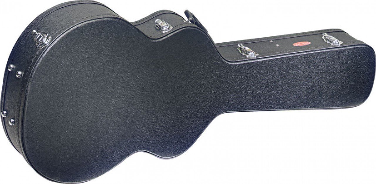 StaggGCA-SA Basic Semi-Acoustic Guitar Hard Case - Black