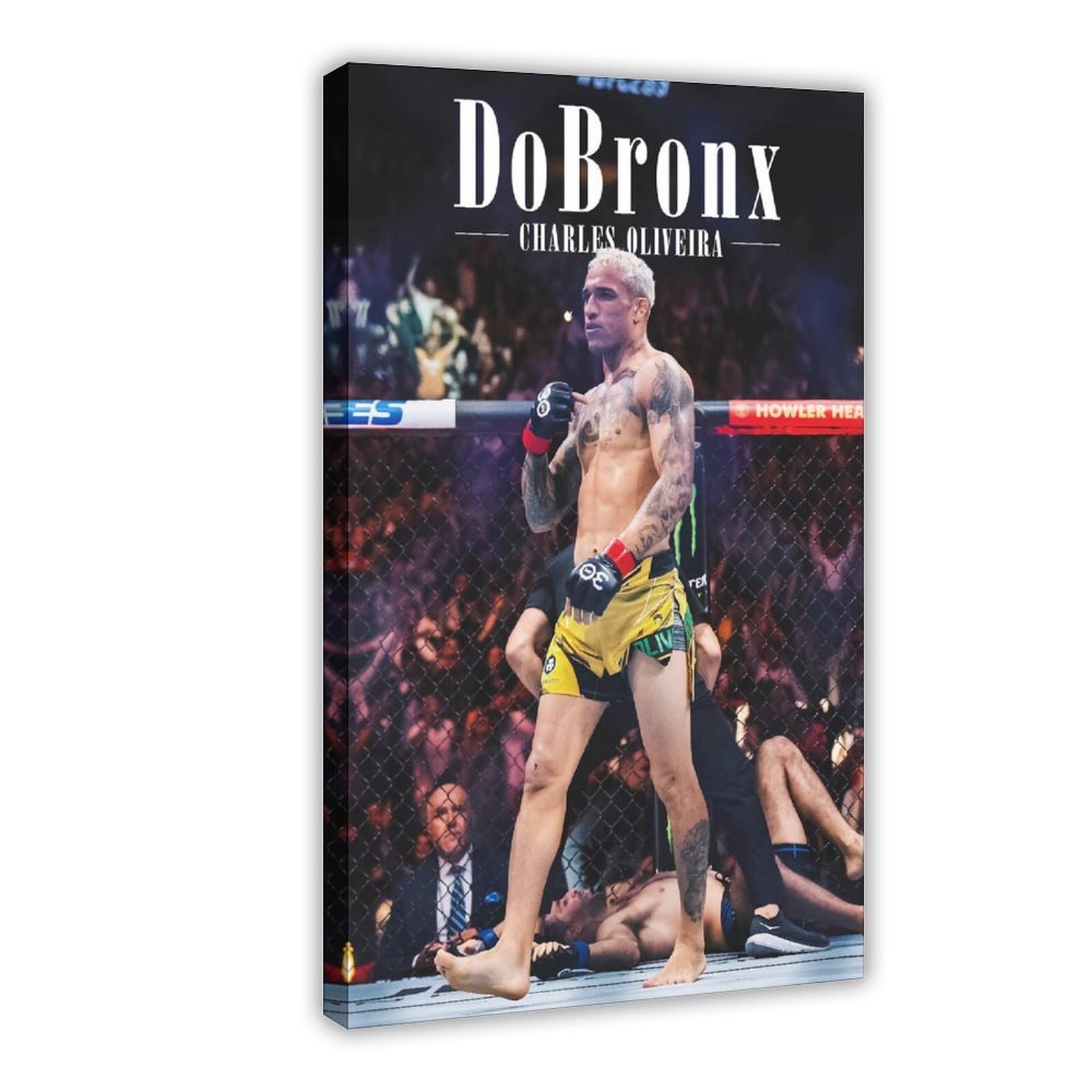 Sfqqe Charles Oliveira Do Bronx, Ufc Poster Canvas Poster Bedroom Decor Landscape Office Room Decor Gift 16X24inch(40X60cm)