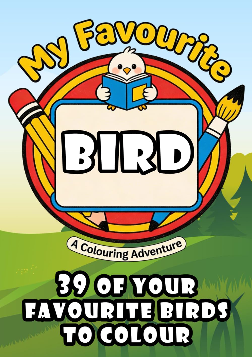 My Favourite Birds – First Colouring Fun for Toddlers Aged 1–2 (My Favourite Colouring Book)