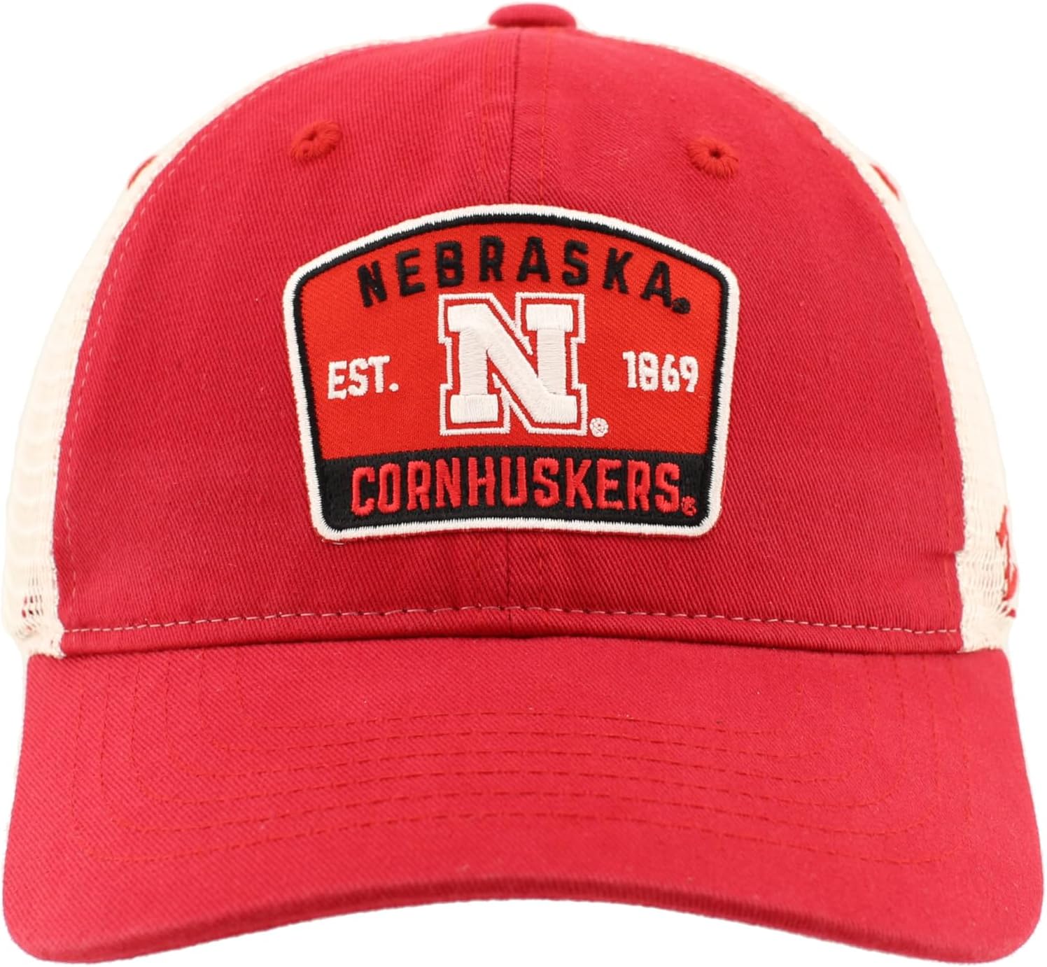 ZHATS NCAA Unisex-Adult NCAA Officially Licensed Hat University Patch Switchback Team Color Stone