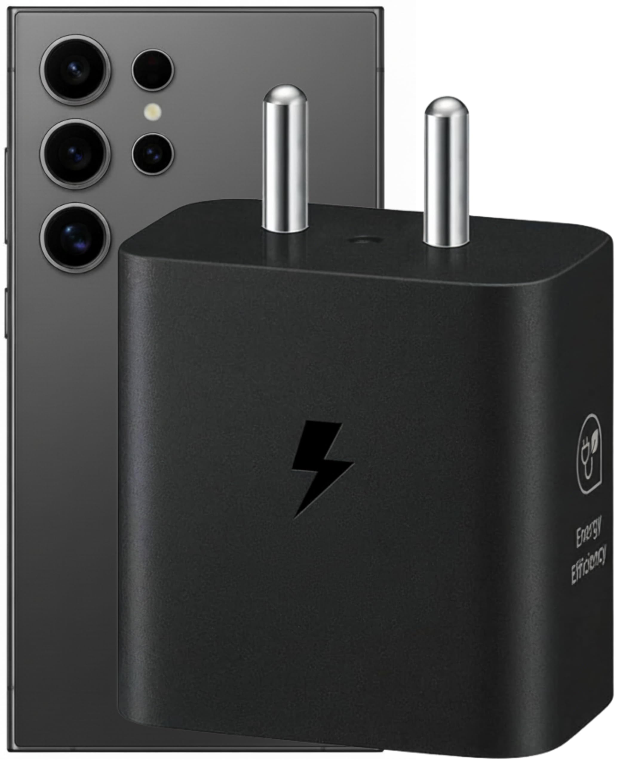 25W USB-C Super Fast Adapter | for Samsung Galaxy S25, S24, S22/Plus/Ultra/FE/Edge, S24fe/Z Fold/Flip 7/6/A/M/F/06/36/16/17/35,56/55/26/05/15/14/06/5G/4G, Black | Original Power Delivery