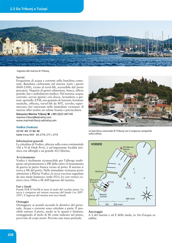 Croazia, Slovenia, Montenegro, Albania. Portolano del Mediterraneo