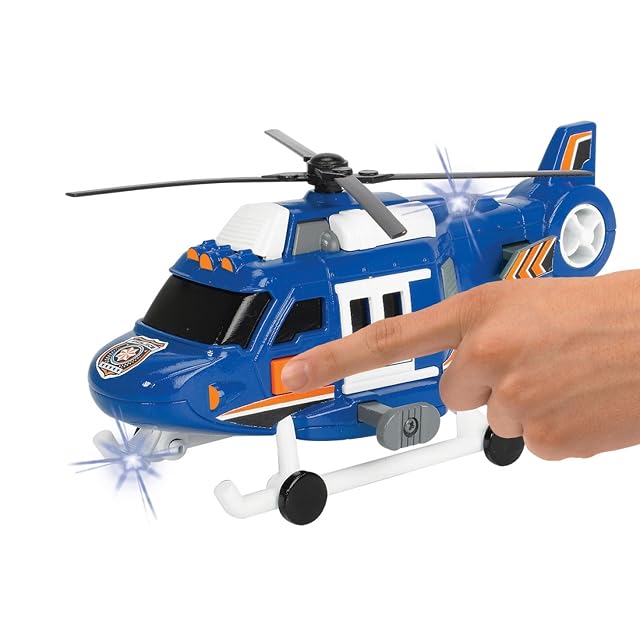 Foto 4 de 6 de Dickie City Heroes - Helicóptero de policía, 18 cm, Luces y Sonidos, +3 años, 203302016