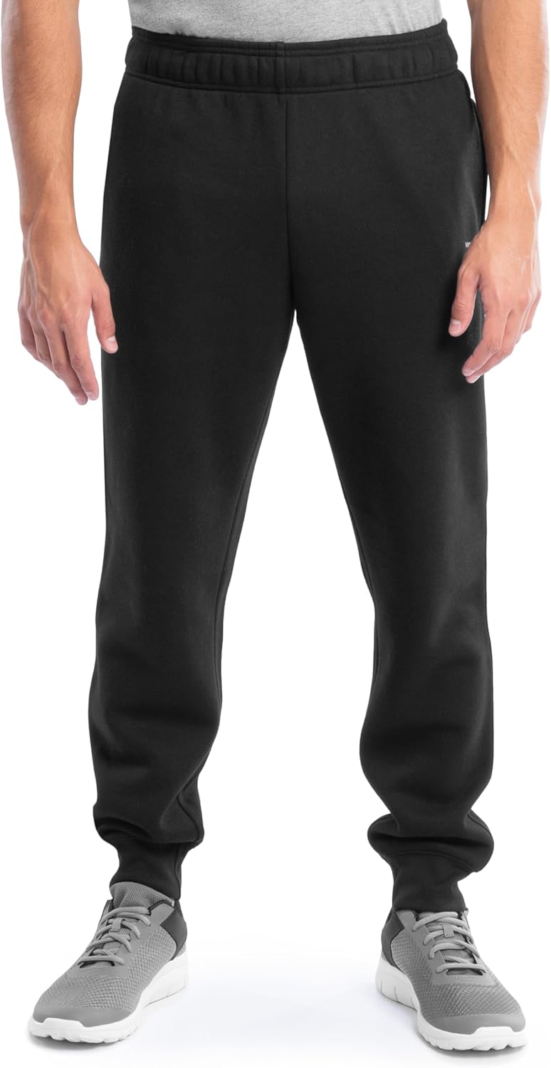 Wrangler Mens Tapered Sweatpants with Back Zip Pocket