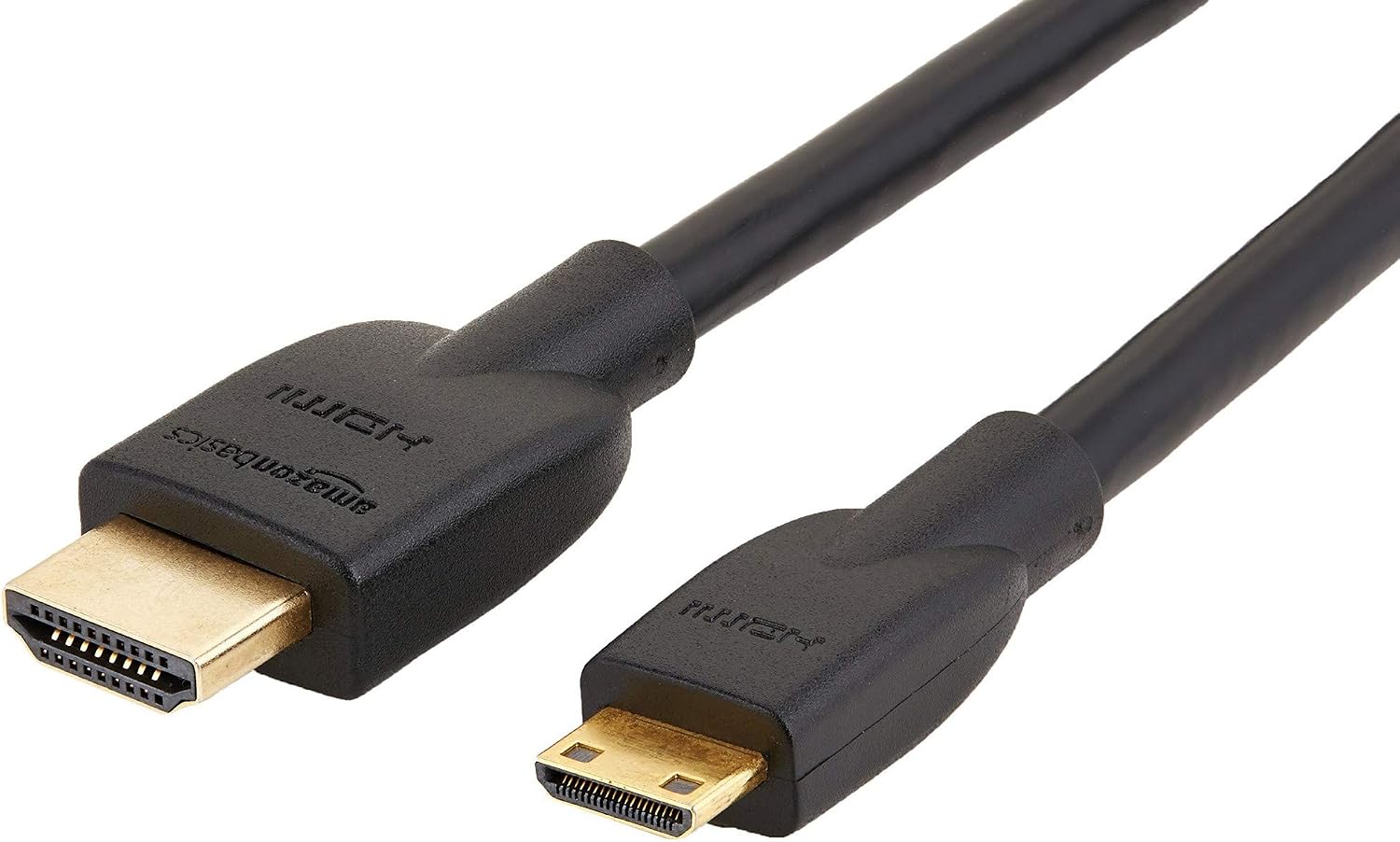 Amazon Basics High-Speed Mini-HDMI to HDMI TV Adapter Cable (Supports Ethernet, 3D, and Audio Return) - 10 Feet (10-Pack)