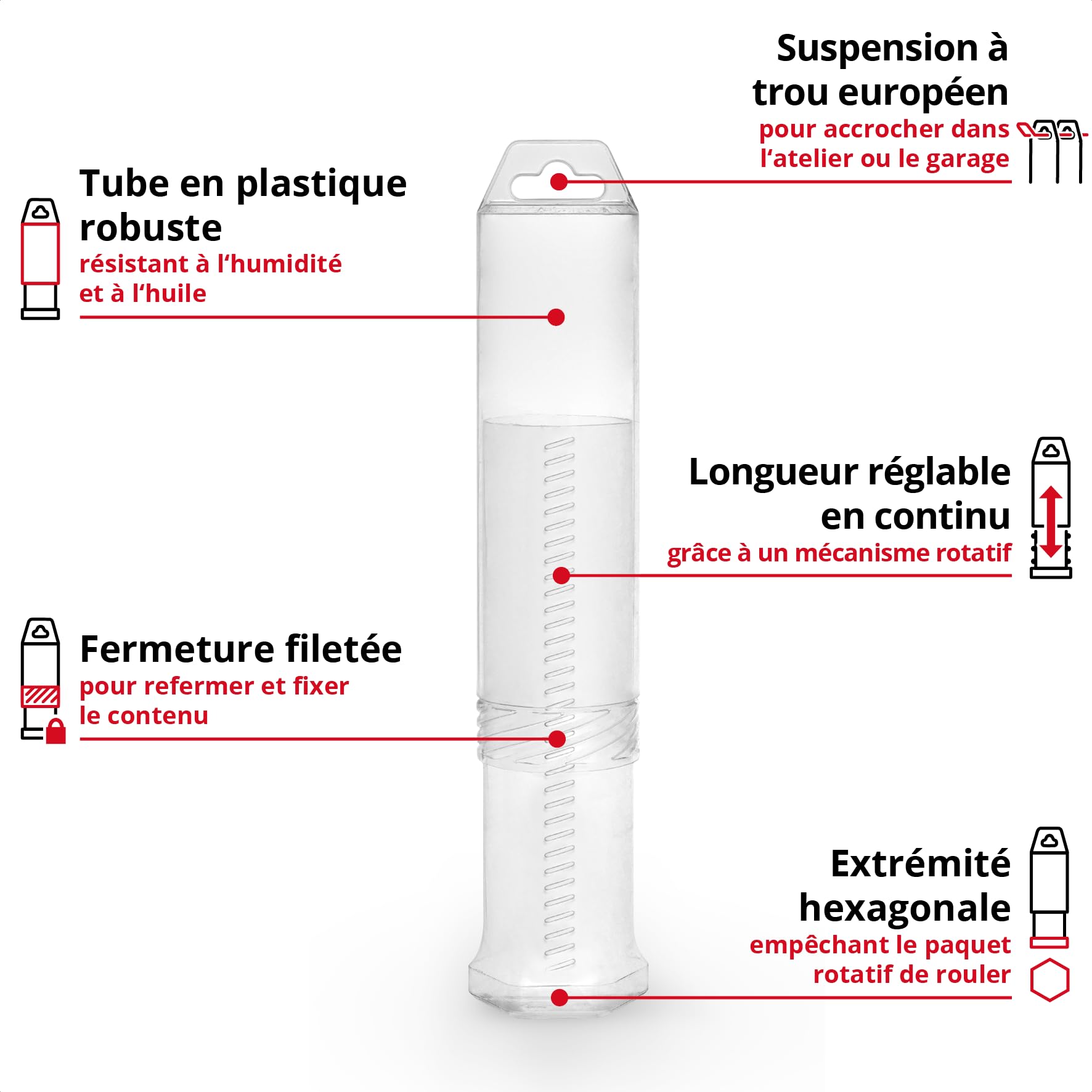 Original Einhell 7 pièces SDS Plus foret marteau 160 mm acier à outils 40Cr plaquette métal dur quatre tranchants
