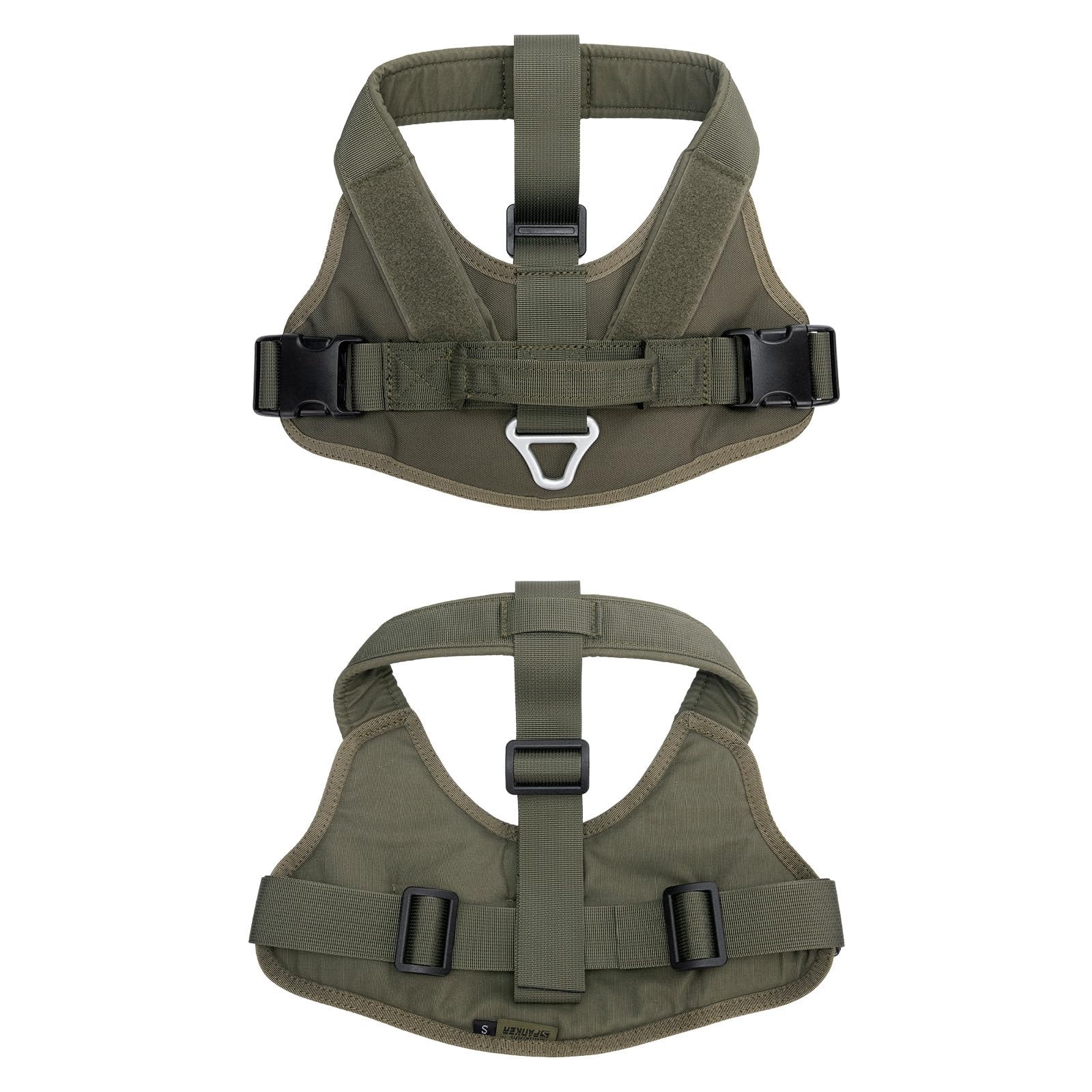 Excelente Elite Spanker Tactical Nylon Ajustable K9 perro arnés entrenamiento patrulla servicio chaleco para perro grande / pequeño