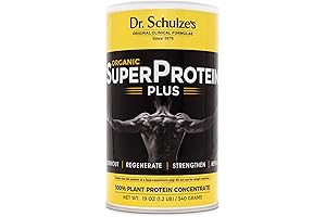 SuperProtein Plus 100% Plant Protein Concentrate for Building Strong Muscle and Enhancing Workout Recovery