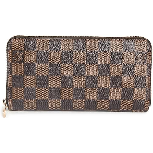 Louis Vuitton Women's Pre-Loved Zippy Wallet, Damier Ebene, Brown, One Size