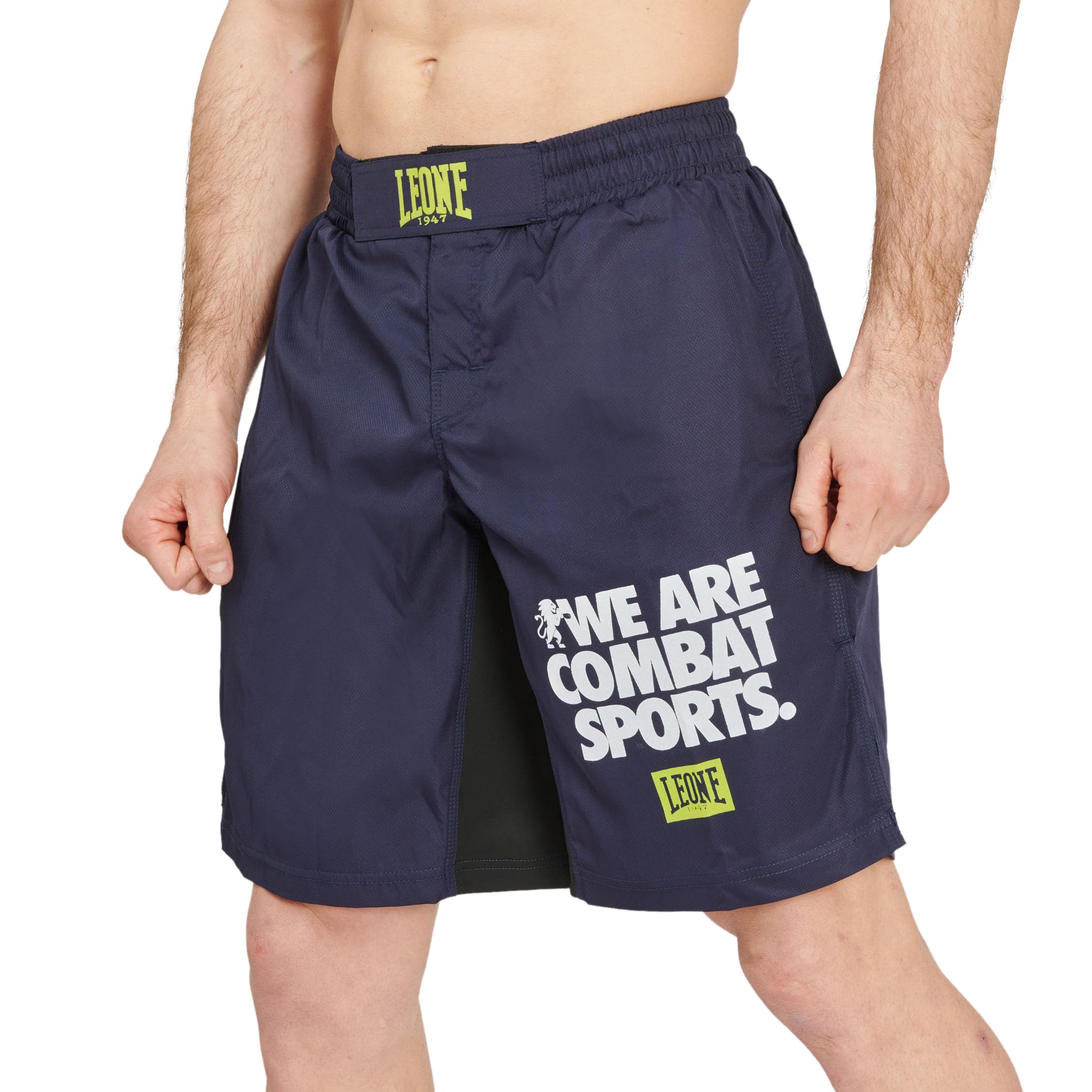 LEONE 1947 - MMA Shorts, Unisex MMA Shorts - Adult Blue