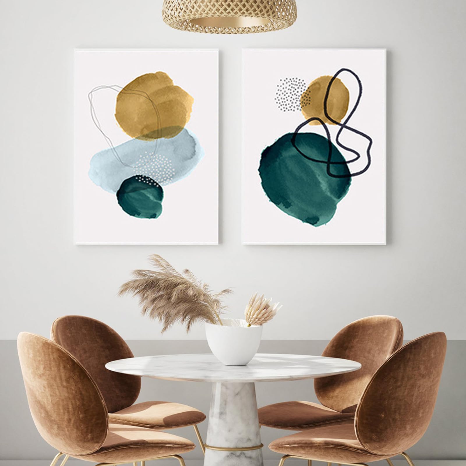 UGZDEA Abstract Canvas Posters Set of 3 - Image 3
