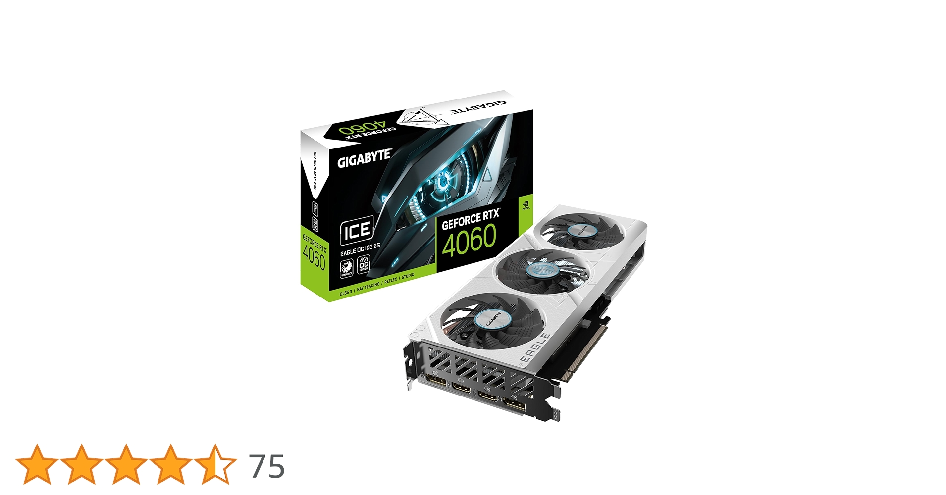 Amazon | Gigabyte GeForce RTX 4060 EAGLE OC ICE 8G