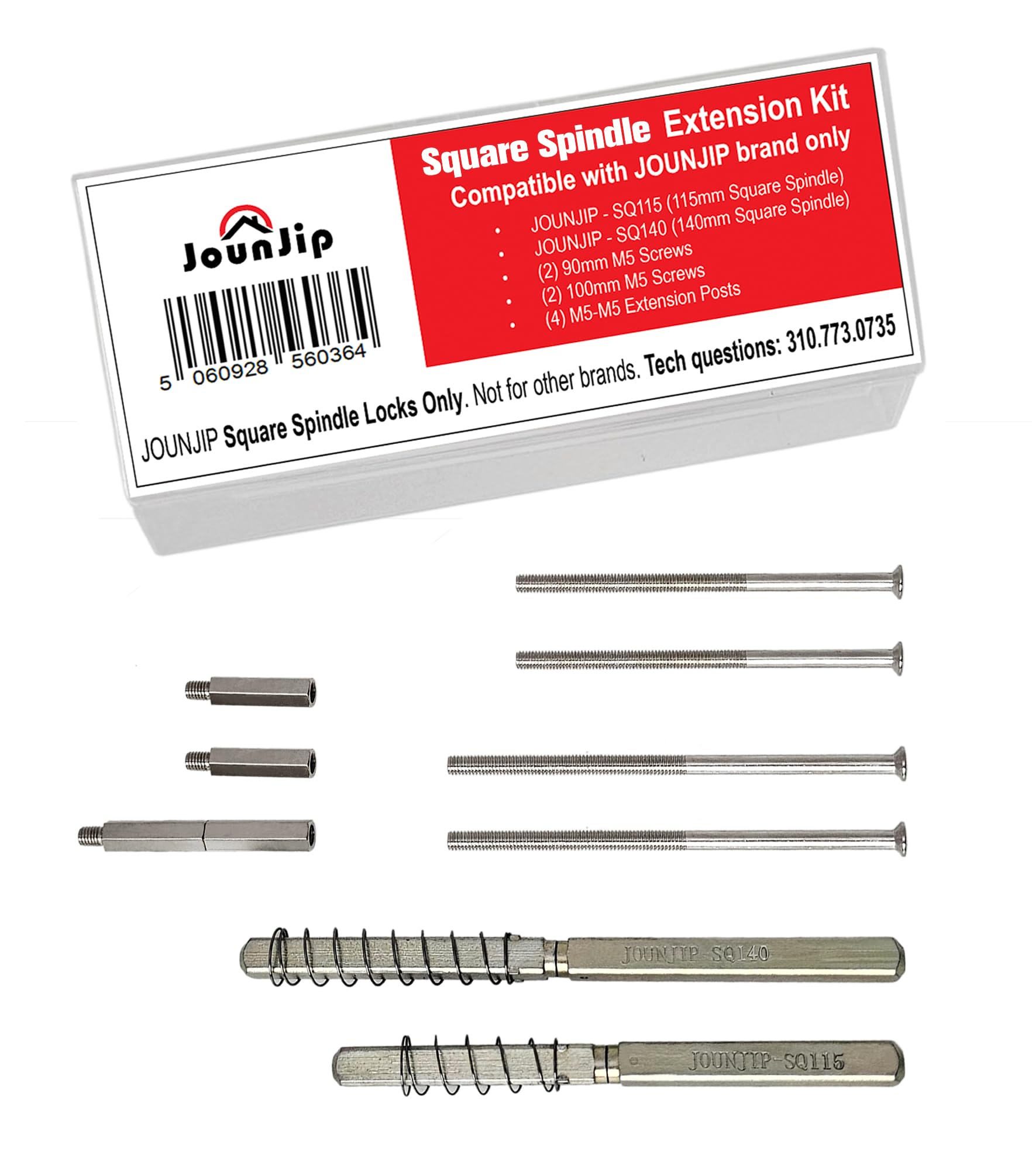 JOUNJIP [Square Spindle] Thick Door Extension Kit - ONLY