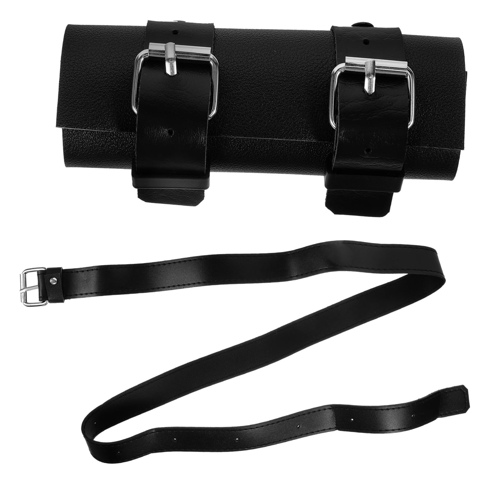 OFFSCH Pu Leather Medieval Belt Sheath Sword Frog Holder for Back Toy Sword Carrier Belt