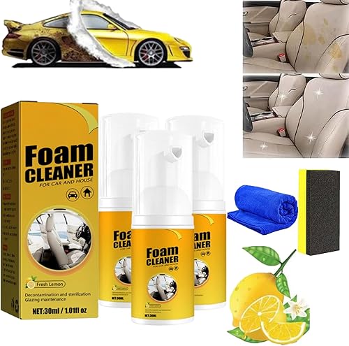 Ypooy Limpiador de espuma, limpiador de espuma mágica para automóvil Ypooy, limpiador de espuma maestro completo, espray limpiador de interior del