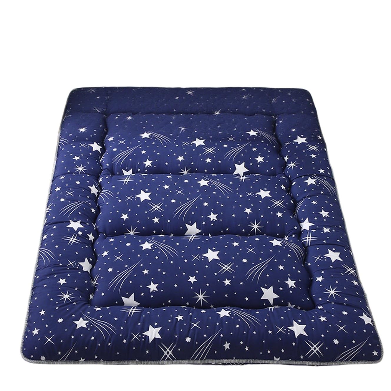 Colchón plegable y enrollable con bolsa de transporte para un descanso ergonómico en casa