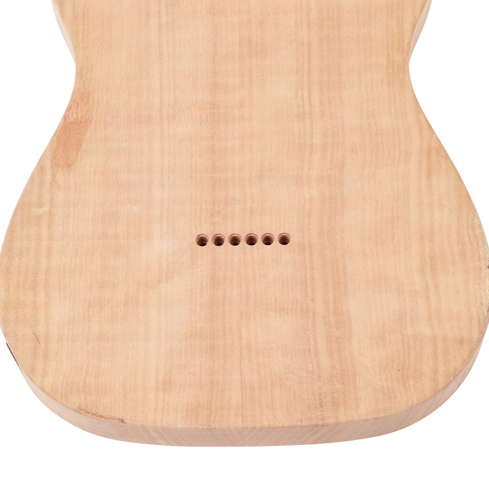 Canna per Chitarra Elettrica Non Finita, Mogano, Ricambio Vuoto per Corpo Chitarra Elettrica Professionale Fai-da-te per Aspetto e Suono Personalizzati (GSB10)