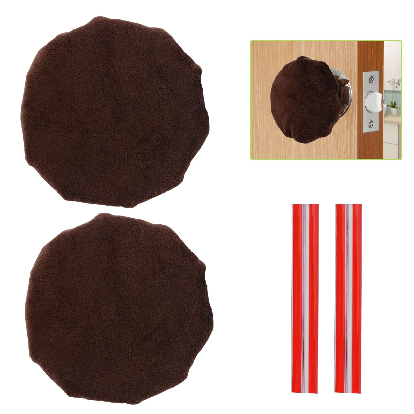UFURMATE 2pcs Round Door Handle Cover