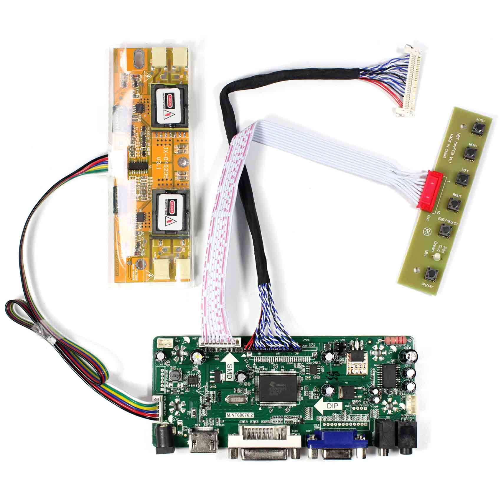 VSDISPLAY HD-MI VGA DVI オーディオ LCD ドライバーボード 21.5インチ 23インチ M215HW01 LM230WF1 1920x1080 4CCFL LCDパネル用