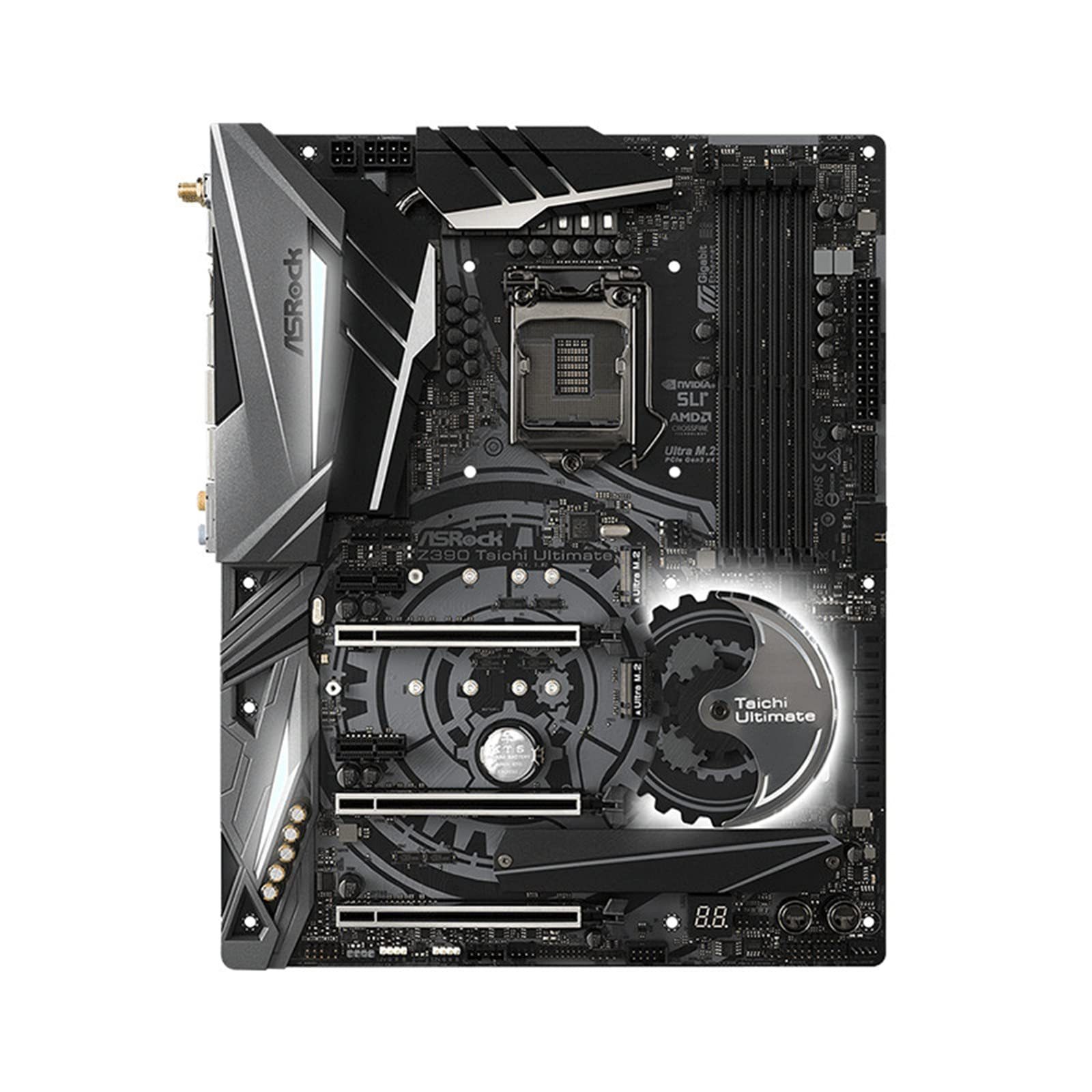 JYHF Computer Motherboard Fit for Asrock Taichi Ultimate Desktop 1151 Motherboard Z390 Socket LGA115