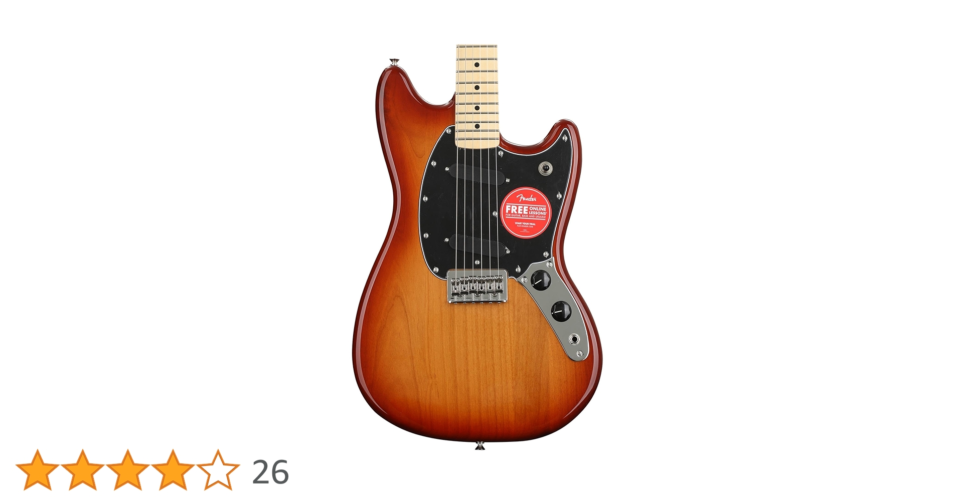 Amazon | Fender エレキギター Player Mustang®, Maple