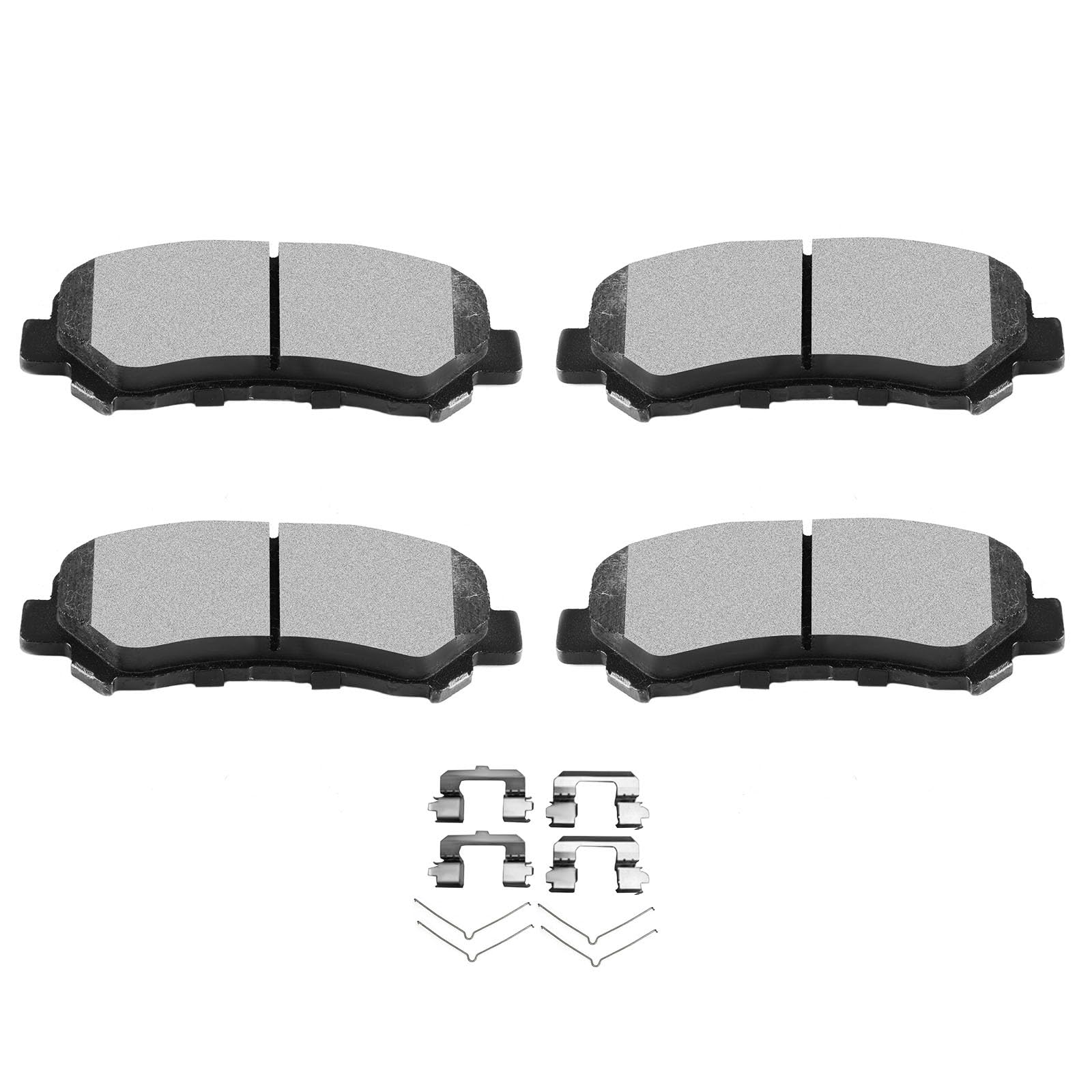 SCITOO Disc Brake Pads Kits D1374-8449 Semi Metallic Front Brake Pads Set Fit For Nissan For Juke 2014-2017,For Nissan For Maxima 2009-2014 2016-2017,For Nissan For Sentra 2009-2012