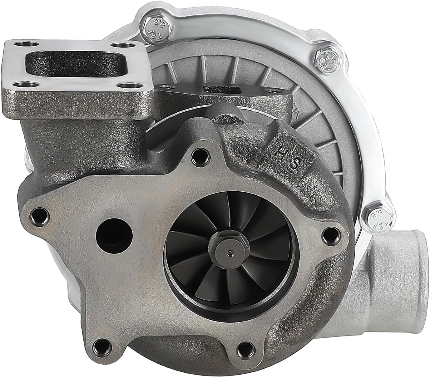 maXpeedingrods T04E T3 T4 Turbo Turbocharger Kit 400HP with Wastegate + Oil Feed Return Line Kit