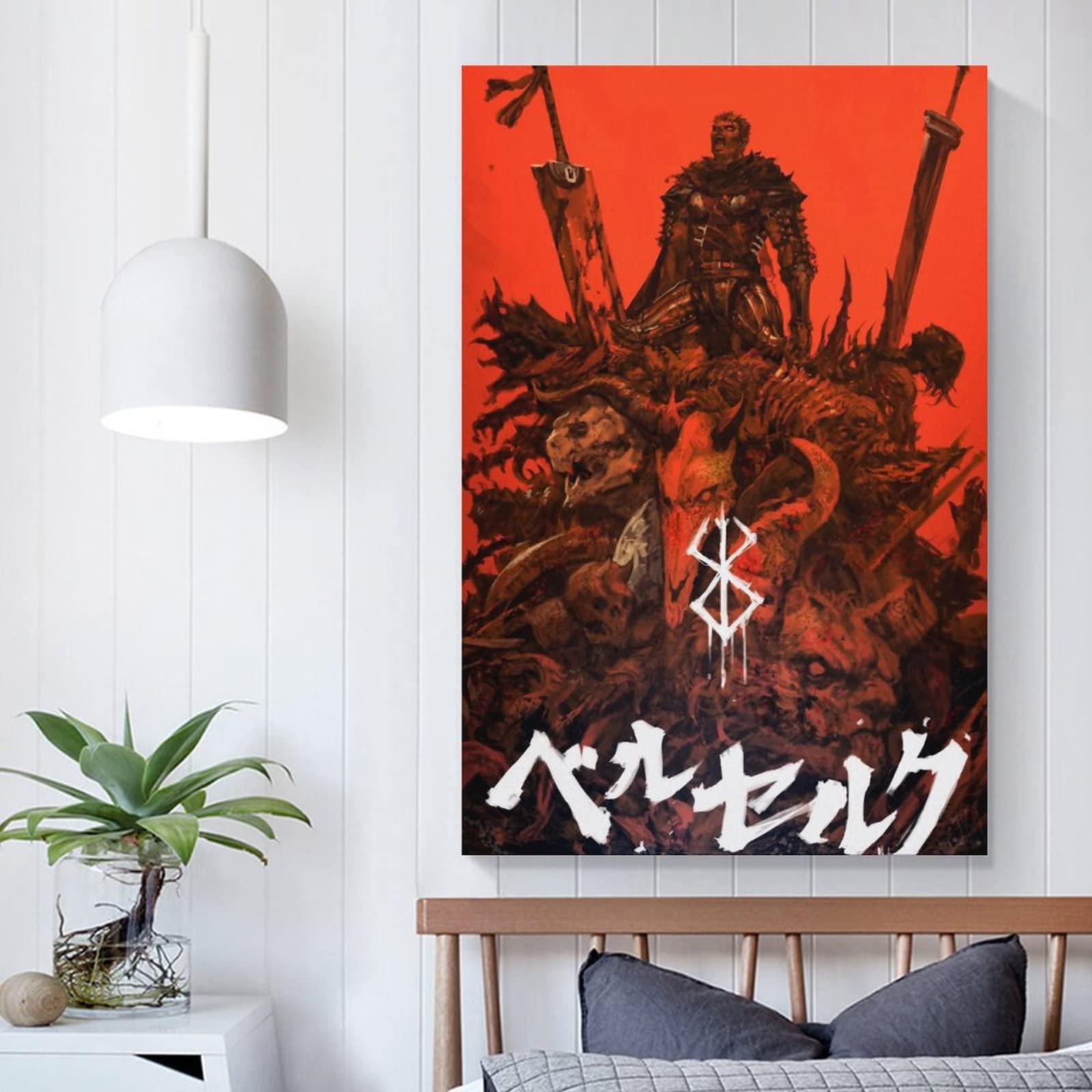 Amazon.co.jp: ベルセルク ガッツ グリフィス ポスター 装飾画 アート