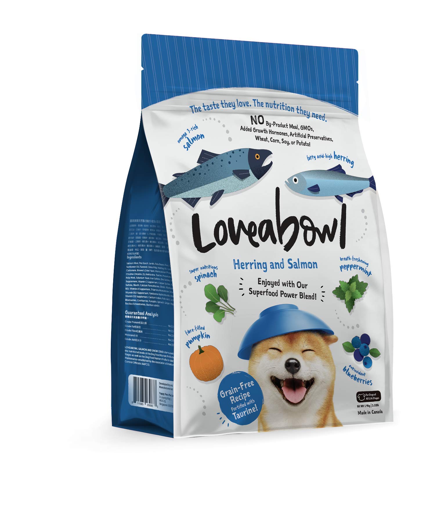 Loveabowl Grain Free Herring and Salmon Dog Dry Food, 4.5 kg (B08H2P7LKV) Amazon Price History, Amazon Price Tracker