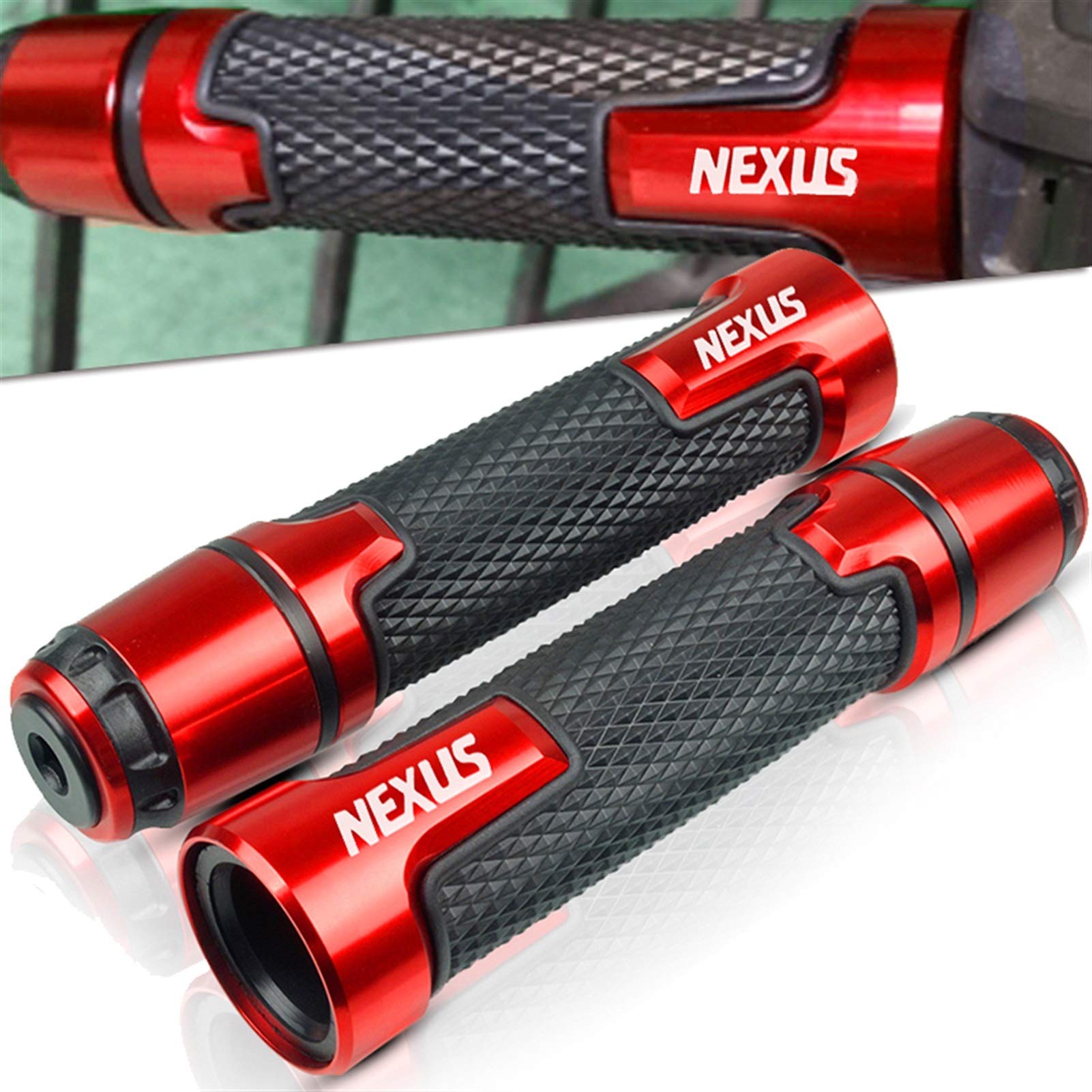 Poignées de guidon de moto G-ILERA P-IAGGIO N-EXUS 300 500 125/200/250 22 mm (couleur : doré)