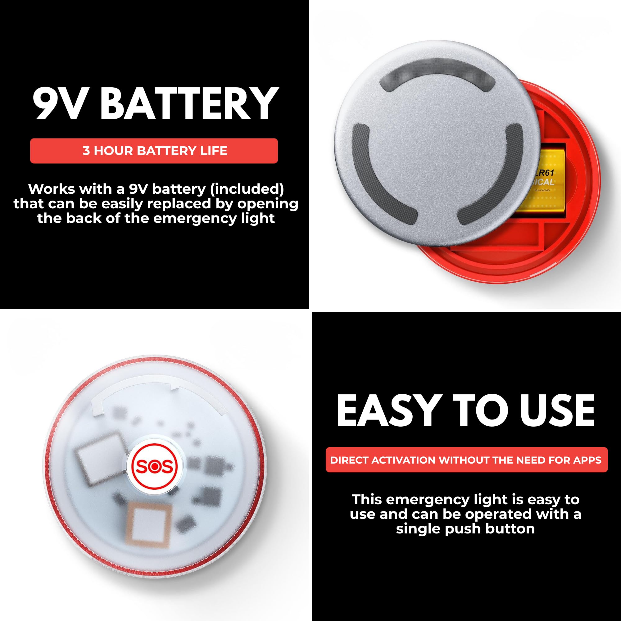 MAGIC SELECT 2x Luz de Emergencia V16 DGT 3.0 Homologada con Geolocalización para Señalización en Carretera, Coche y Moto, Luz Intermitente Naranja 360º, Base Imantada, Incluye1 Pila 9V.