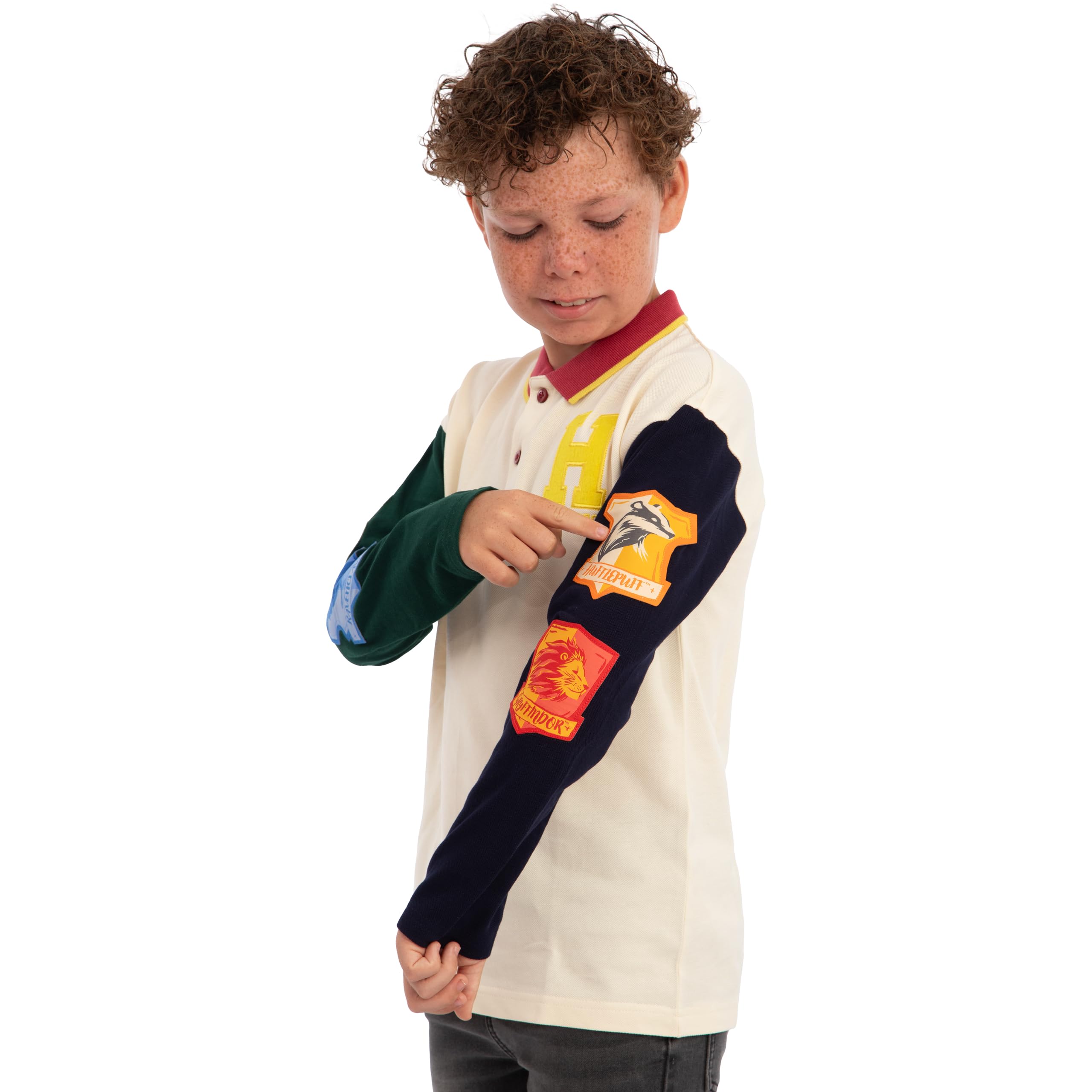 Harry Potter T-Shirt Enfant, Polo Garçon Hogwarts, Tee Shirt Enfant Garcon Manches Longues