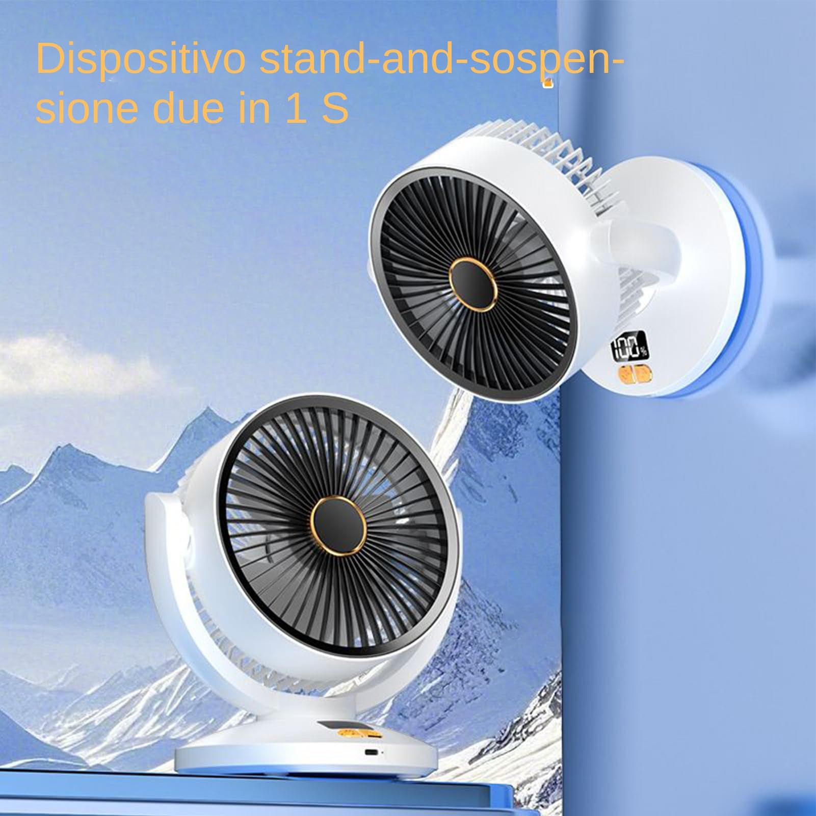 Ventilador de circulación de aire, pantalla digital, ventilador oscilante