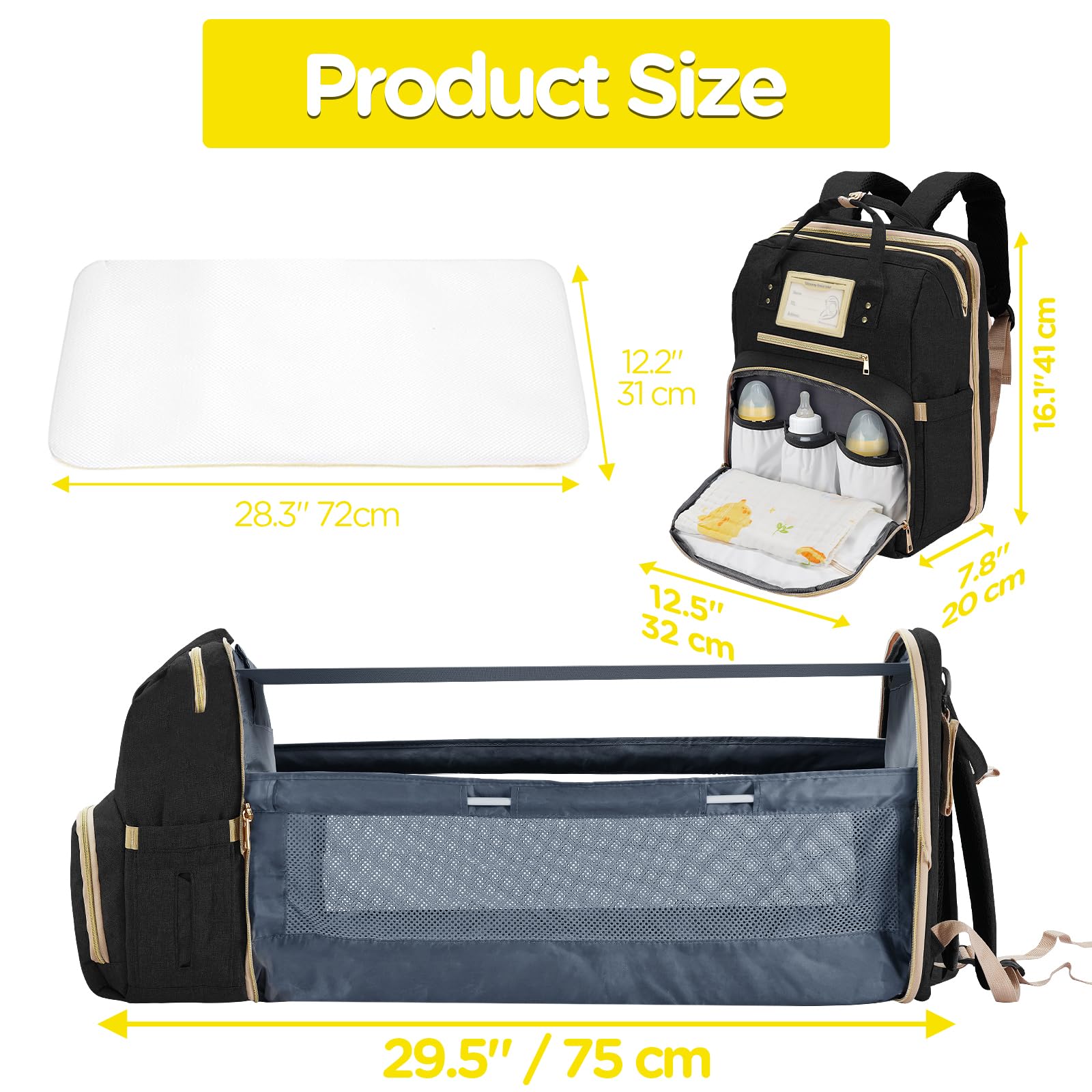 A*Y様 house on the hill Parent Bag (Check Amazon.com: 6 in 1 Diaper Bag Backpack with Pad Shower Gifts