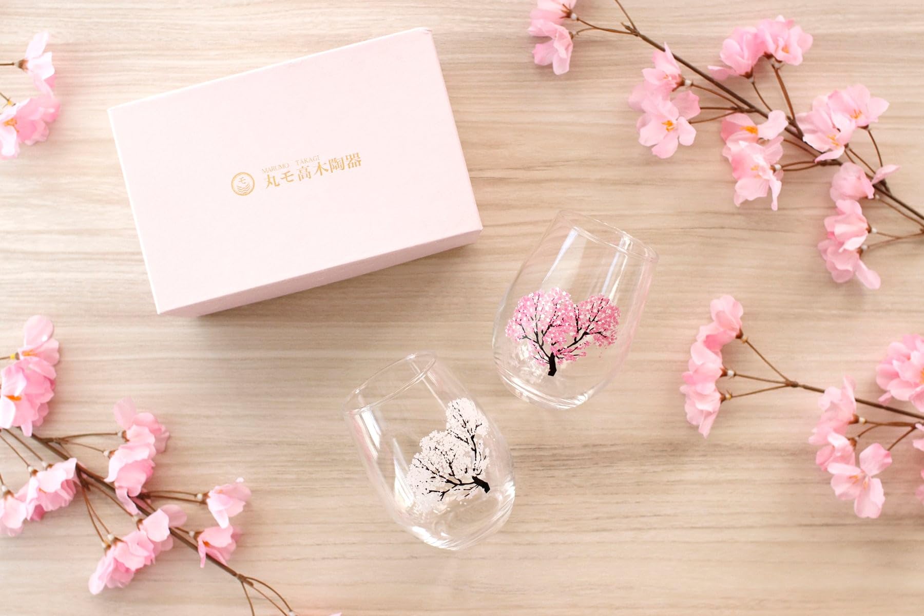Amazon | [正規品] 丸モ高木陶器温度で楽しむ・桜が満開冷感桜フリー 