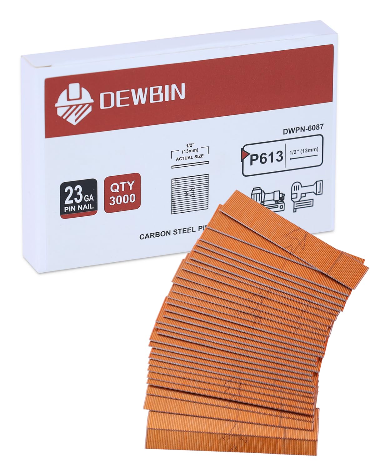 23 Gauge Pin Nails - 3000 Count -1