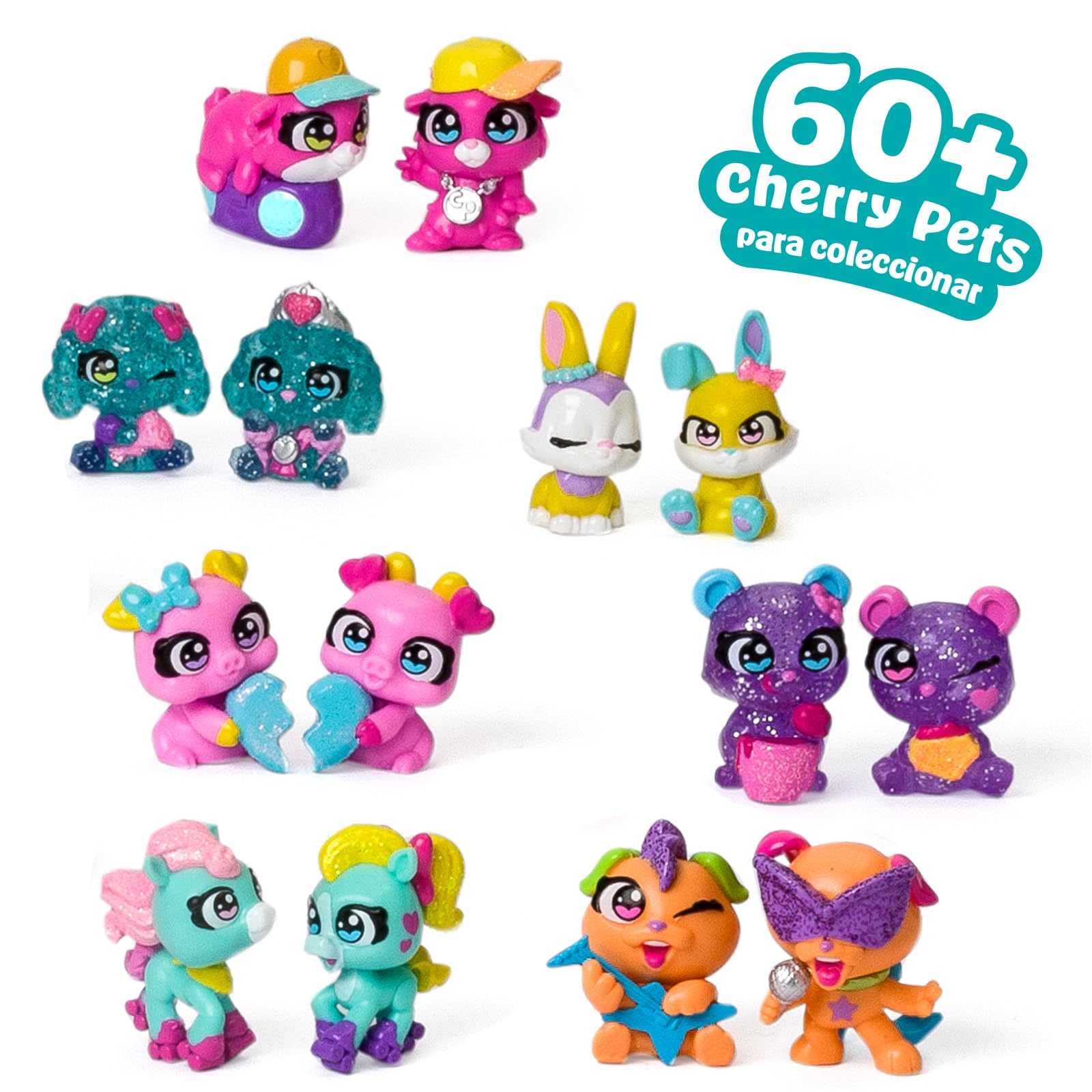 Sweet Twins Series – Twin Pack. Incluye 2 Figuras coleccionables gemelas Sorpresa y 1 Checklist.
