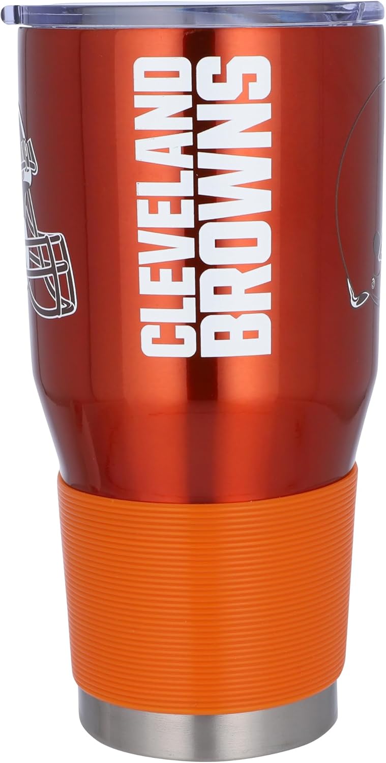 Logo Brands 608-S30T-1: Cleveland Browns Gameday 30 Oz Stainless Tumbler - Image 3