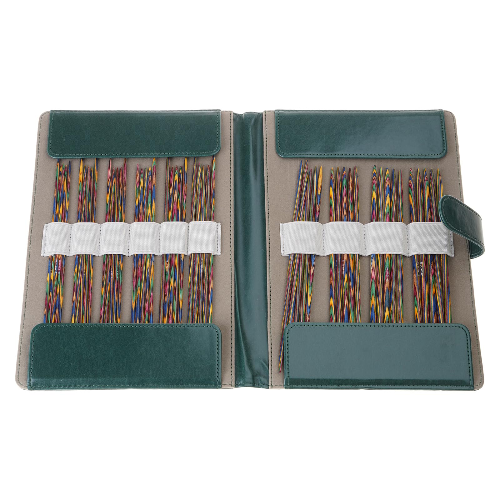 Tsophreniq 10Pairs Double Pointed Wood Knitting Needle for Weaving Sweater Hat Bag Sock, 2.75mm-6mm Double Ended, 20cm Long Ergonomic Knitting