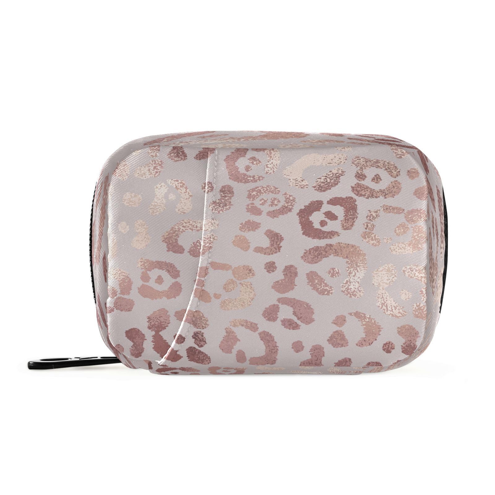 xigua Pink Pill Box 7 Day Travel Pill Cases Bag,Weekly Portable Pill Organizer Bag with Zipper for Vitamin Supplement Fish Oil373