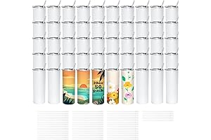 50-Pack Sublimation Tumblers for Endless Customization